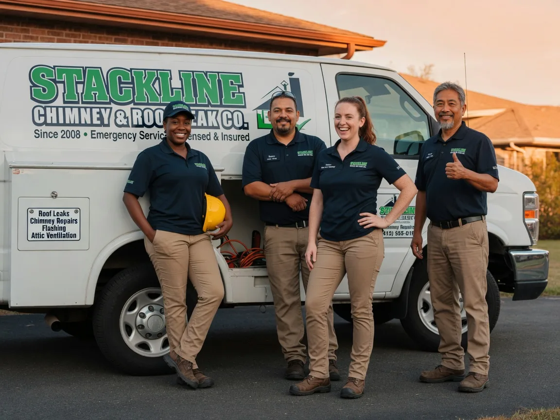 Chimney flashing repair company in Edina, MN